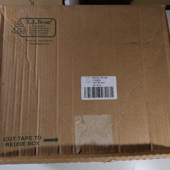 LL Bean Men's Bean Boots 8 inch/8" Leather Tan/Brown Size 10 M(D) L175052 - Picture 13 of 13